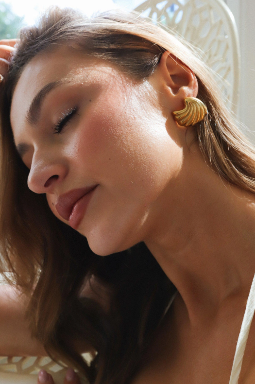 Célia Boucles d'Oreilles Coquillage