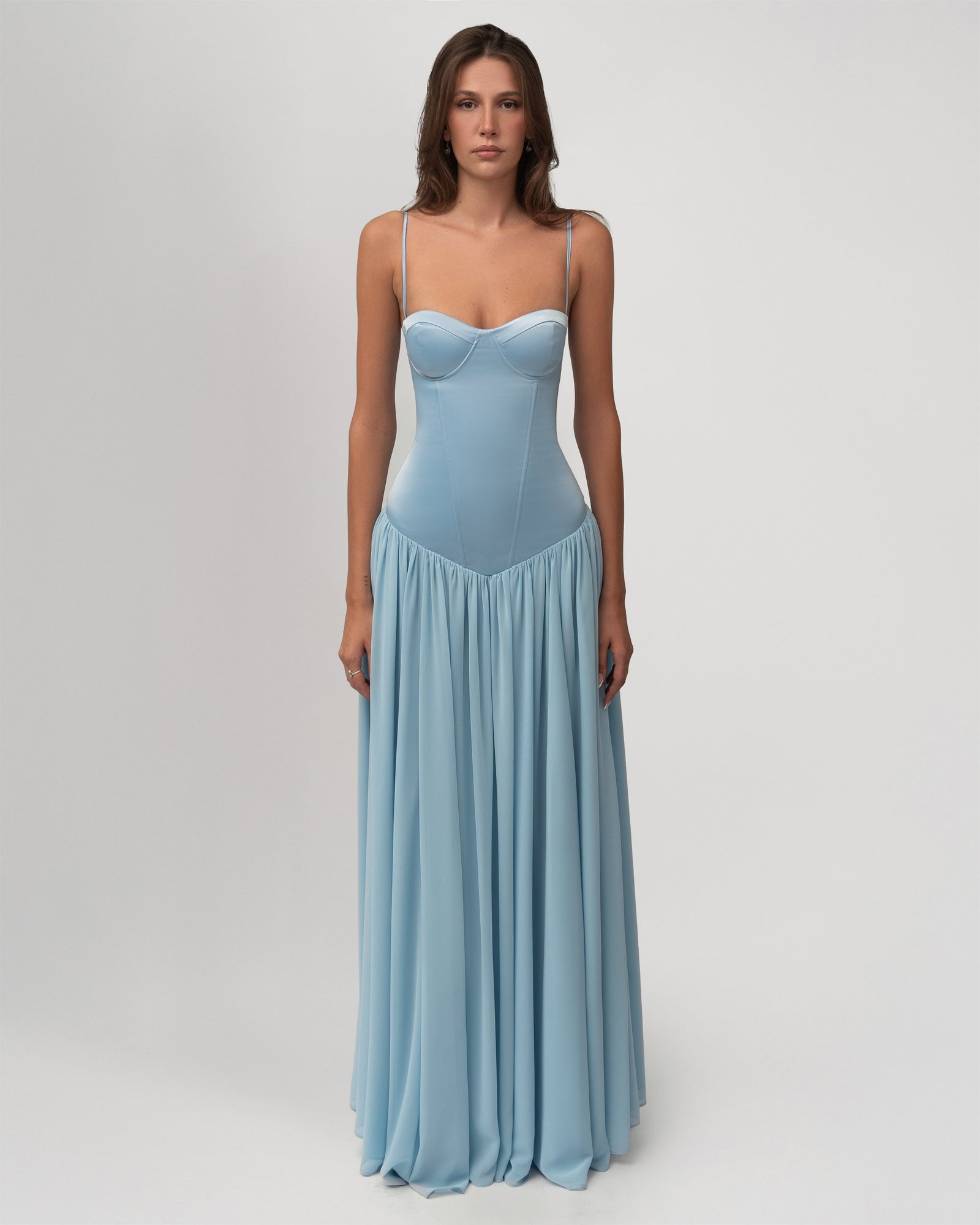Romane Robe Longue à Lacets