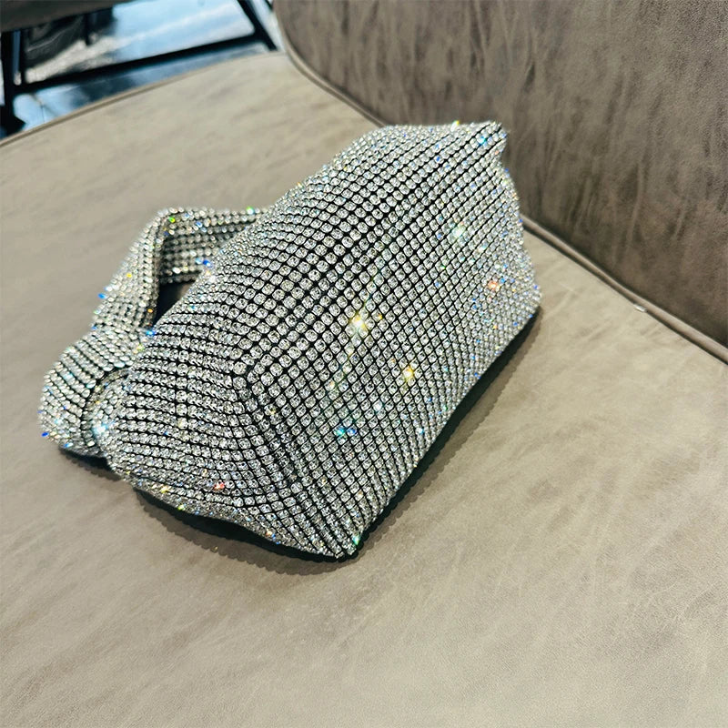 Houndstooth hobo bags in silver and black – ARLANA