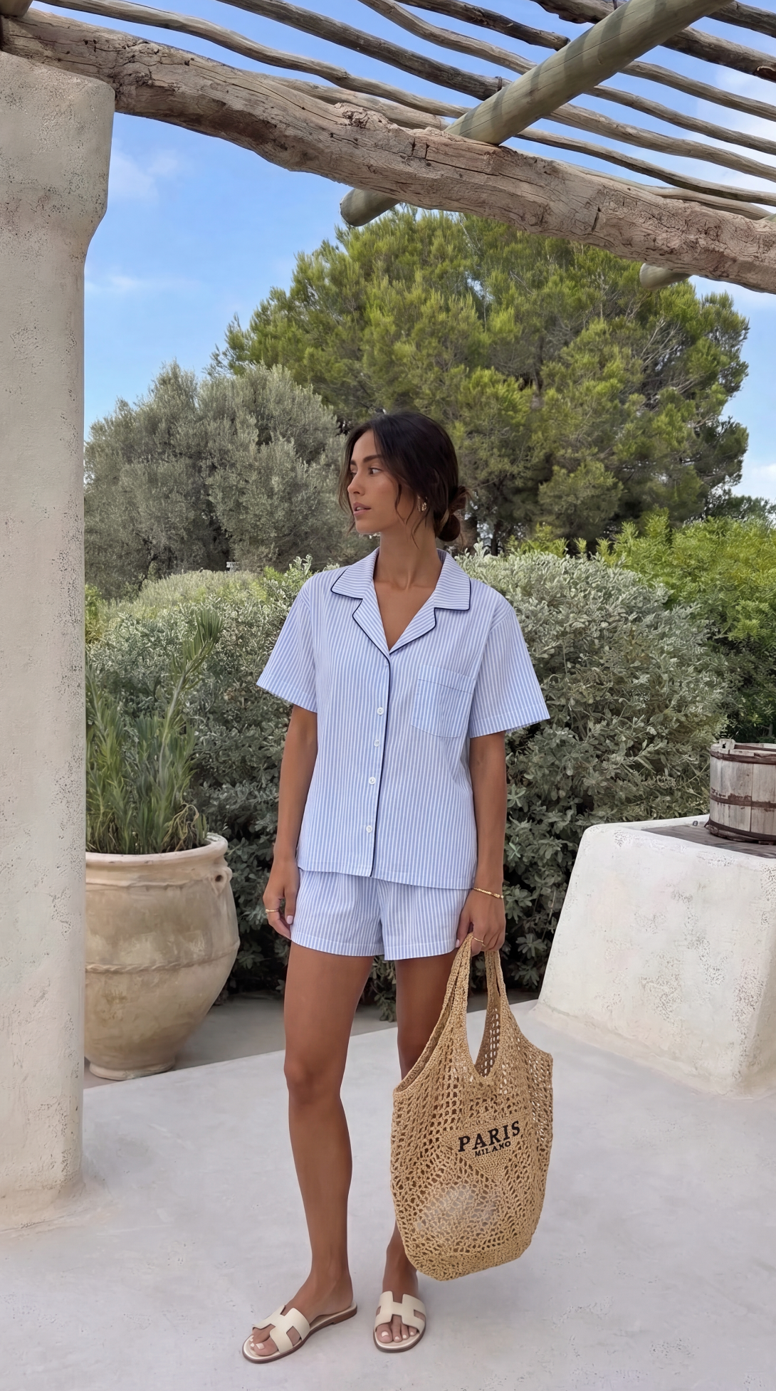 Louise Sac à Main Tressé Épaule