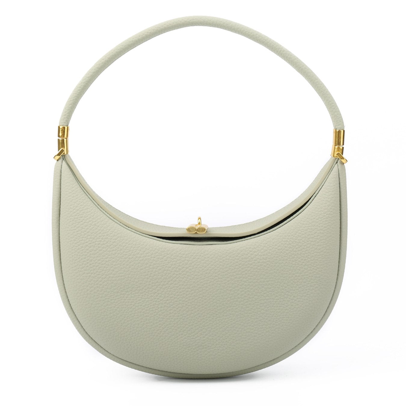 Vegan Leather Crescent Shoulder Bag – Half Moon Crossbody Purse for Women