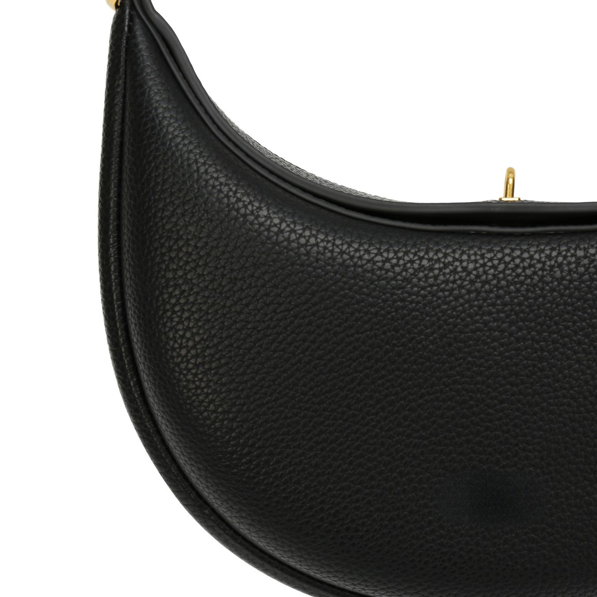 Vegan Leather Crescent Shoulder Bag – Half Moon Crossbody Purse for Women