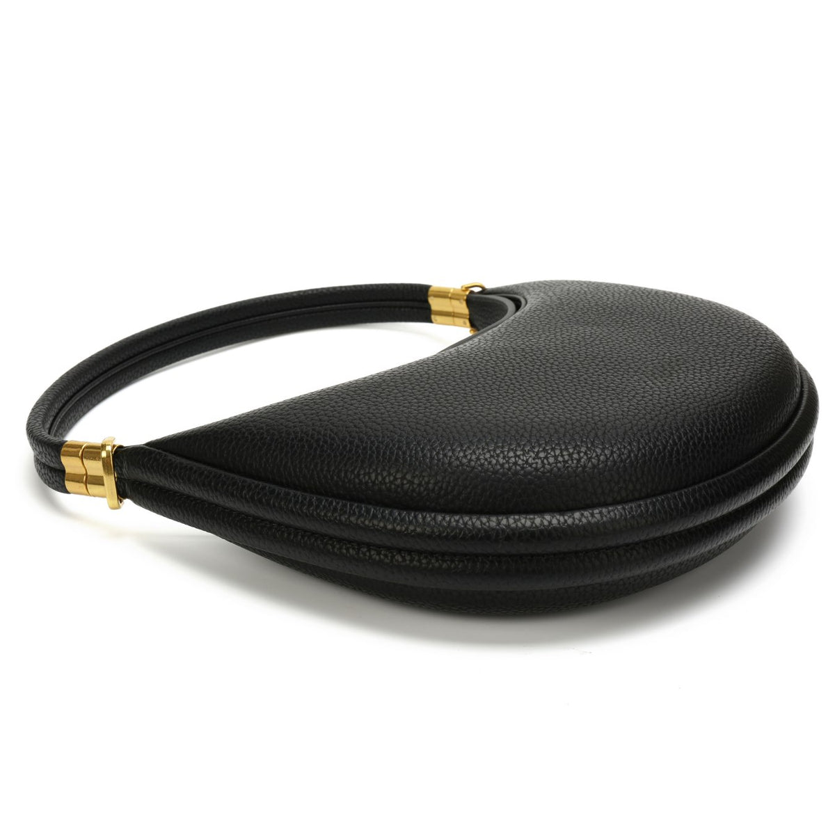 Vegan Leather Crescent Shoulder Bag – Half Moon Crossbody Purse for Women