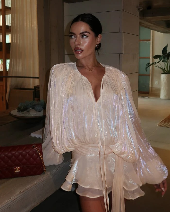Frédérique Robe Courte à Volants
