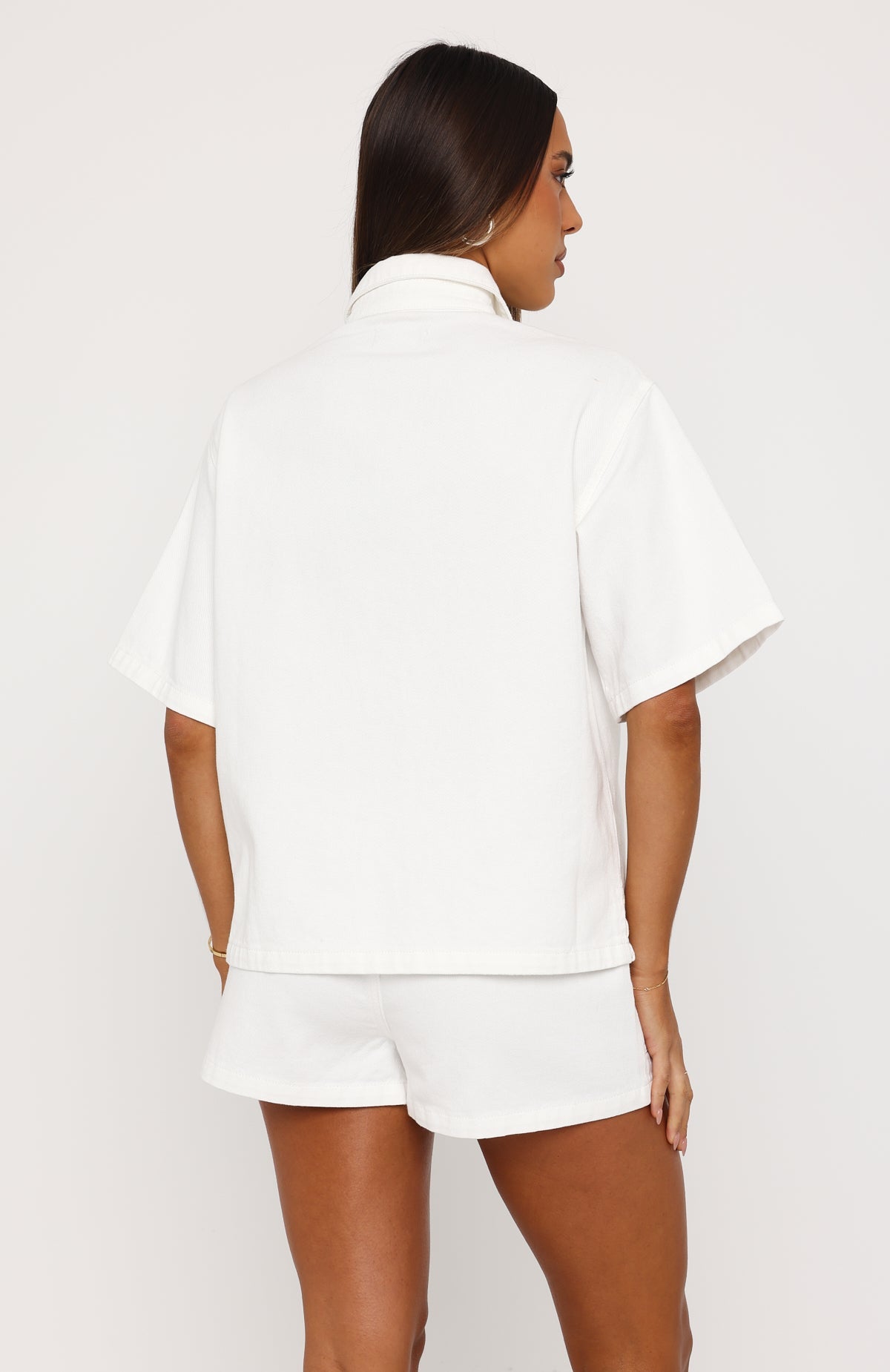 Pauline Chemise en Jean Boutonnée Chemise